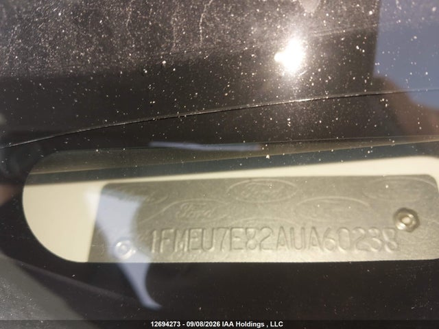 Aukcja sprzedaży 2010 Ford Explorer Eddie Bauer, vin: 1FMEU7E82AUA60238, numer aukcji: 12694273