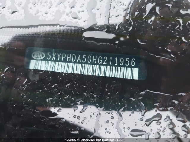 Aukcja sprzedaży 2017 Kia Sorento 3.3l Ex/3.3l Ex+, vin: 5XYPHDA50HG211956, numer aukcji: 12694277