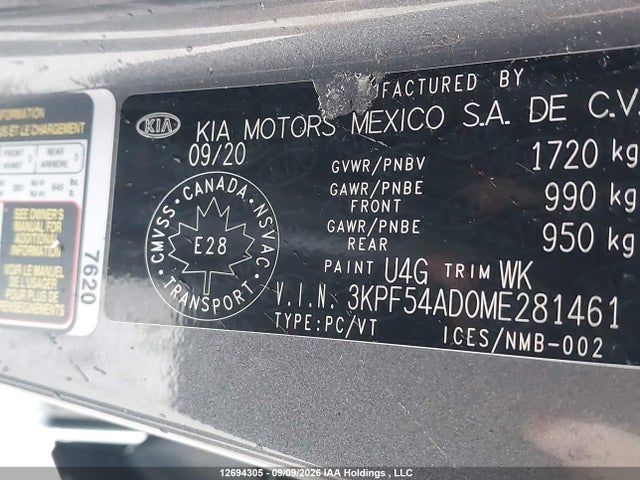 KIA Forte Ex/ex Premium/ex+ 2021 3KPF54AD0ME281461 Image 9