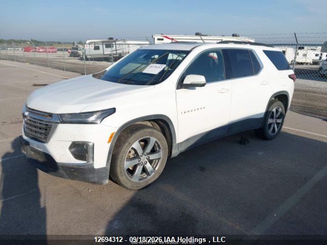12694312 :رقم المزاد ، 1GNEVHKW1PJ321838 vin ، 2023 Chevrolet Traverse Lt مزاد بيع