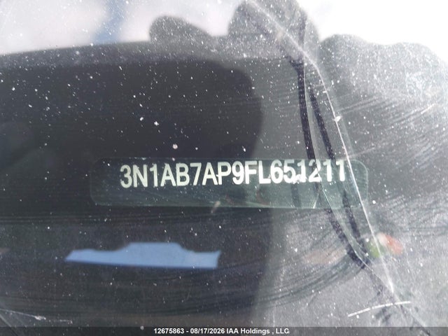 3N1AB7AP9FL651211 Nissan Sentra 1.8 S/1.8 Sl/1.8 Sr/1.8 Sv