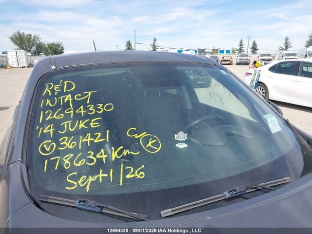 12694330 :رقم المزاد ، JN8AF5MV7ET361421 vin ، 2014 Nissan Juke S/sv/sl/nismo مزاد بيع