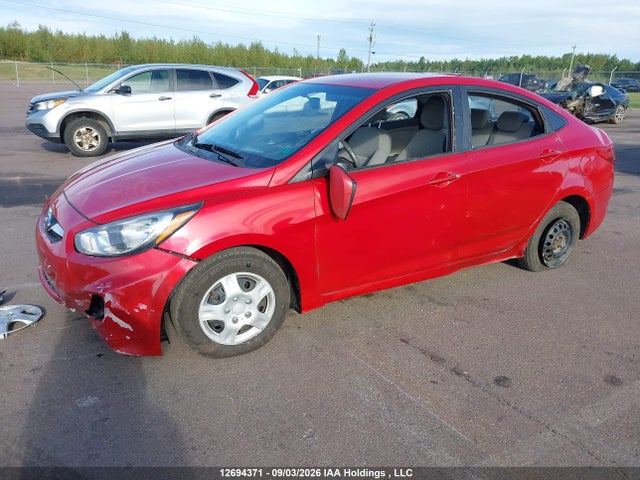 Продаж на аукціоні авто 2013 Hyundai Accent Gls/gs, vin: KMHCT4AE7DU290687, номер лоту: 12694371