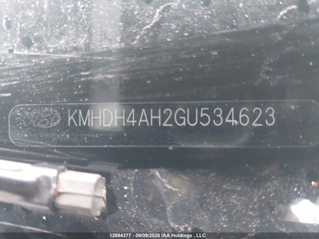Aukcja sprzedaży 2016 Hyundai Elantra Gls, vin: KMHDH4AH2GU534623, numer aukcji: 12694377