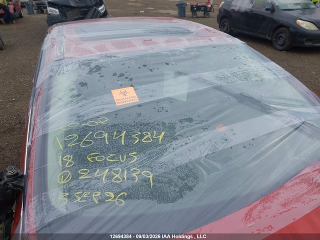 12694384 :رقم المزاد ، 1FADP3J22JL248139 vin ، 2018 Ford Focus Titanium مزاد بيع