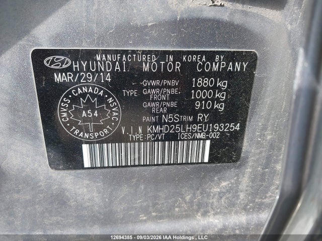 Hyundai ELANTRA GT 2014 KMHD25LH9EU193254 Image 19