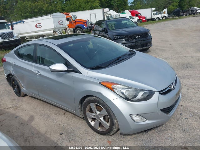 12694399 :رقم المزاد ، 5NPDH4AE0DH393843 vin ، 2013 Hyundai Elantra Gls مزاد بيع