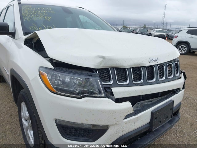 2018 Jeep Compass Sport მანქანა იყიდება აუქციონზე, vin: 3C4NJDAB5JT401316, აუქციონის ნომერი: 12694407