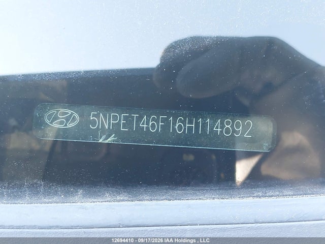 Продаж на аукціоні авто 2006 Hyundai Sonata Gl, vin: 5NPET46F16H114892, номер лоту: 12694410