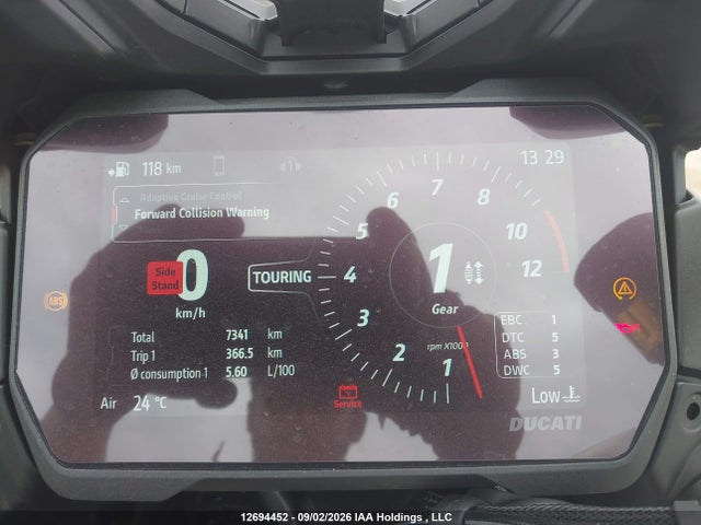 12694452 :رقم المزاد ، ZDMAAL7W4TB006734 vin ، 2026 Ducati Multistrada V4/v4s/v4s Travel/v4 Pikes Peak مزاد بيع