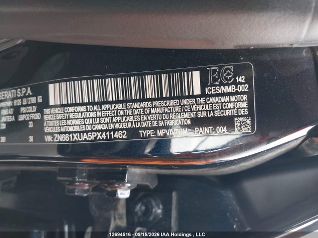 ZN661XUA5PX411462 Maserati Levante