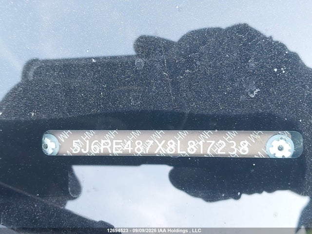 12694523 :رقم المزاد ، 5J6RE487X8L817238 vin ، 2008 Honda Cr-v Ex-l مزاد بيع