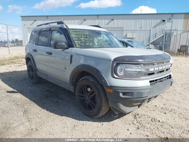 Продажа на аукционе авто 2022 Ford Bronco Sport Big Bend, vin: 3FMCR9B69NRD11373, номер лота: 12694537