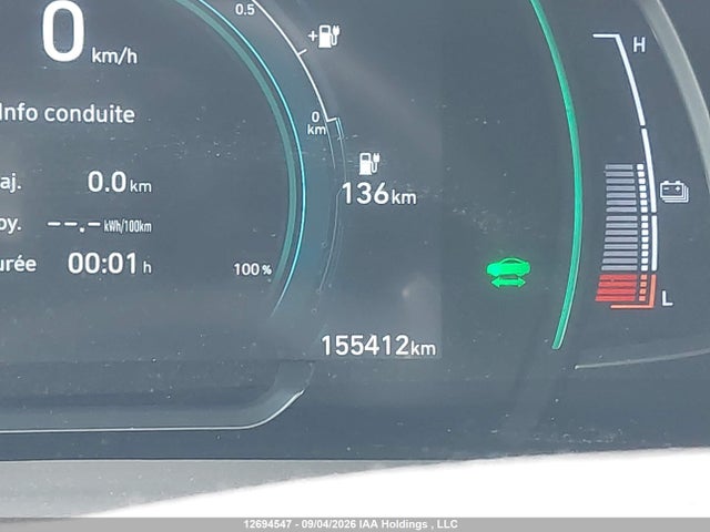 Auction sale of the 2020 Hyundai Ioniq Electric Preferred, vin: KMHC75LJ7LU072848, lot number: 12694547