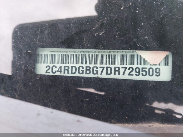Продажа на аукционе авто 2013 Dodge Grand Caravan, vin: 2C4RDGBG7DR729509, номер лота: 12694556