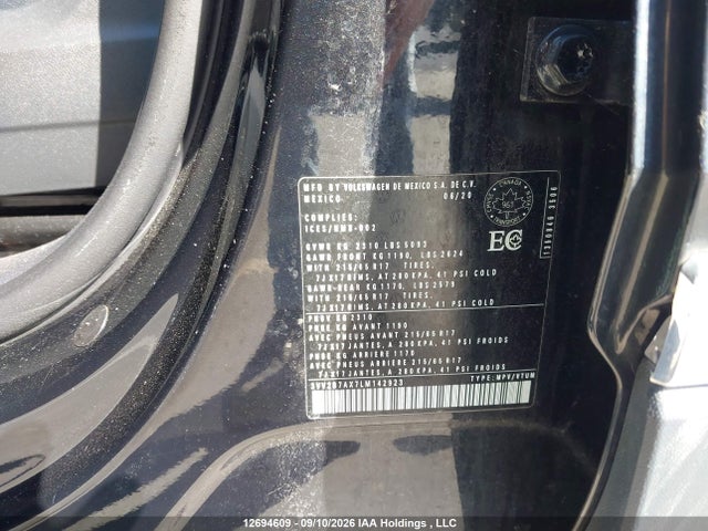Volkswagen Tiguan 2020 3VV2B7AX7LM142923 Image 19