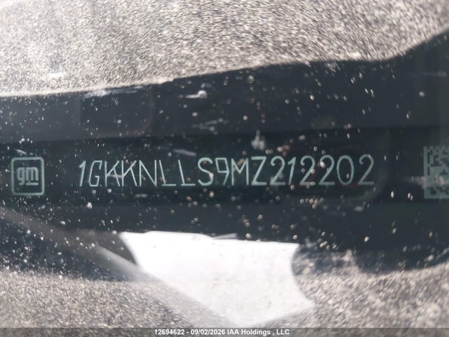 Aukcja sprzedaży 2021 Gmc Acadia, vin: 1GKKNLLS9MZ212202, numer aukcji: 12694622