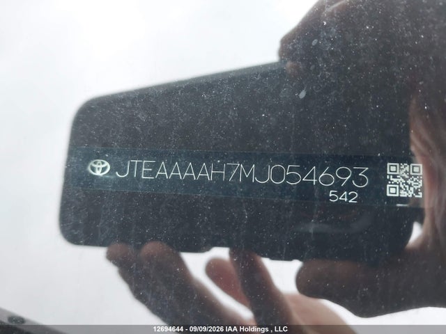Продаж на аукціоні авто 2021 Toyota Venza, vin: JTEAAAAH7MJ054693, номер лоту: 12694644