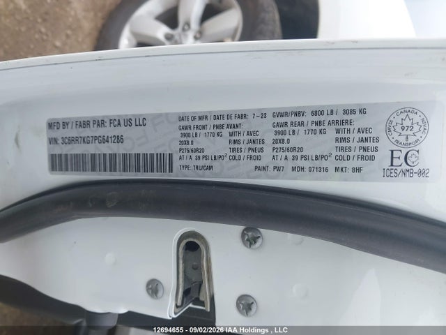 RAM 1500 Classic Tradesman 2023 3C6RR7KG7PG641286 Image 9