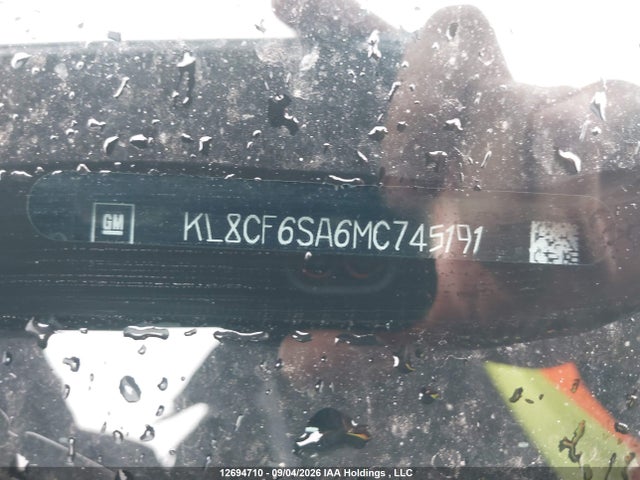 Aukcja sprzedaży 2021 Chevrolet Spark 2lt, vin: KL8CF6SA6MC745191, numer aukcji: 12694710