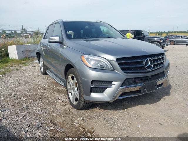 12694721 :رقم المزاد ، 4JGDA2EBXFA556514 vin ، 2015 Mercedes-benz Ml 350 Bluetec مزاد بيع