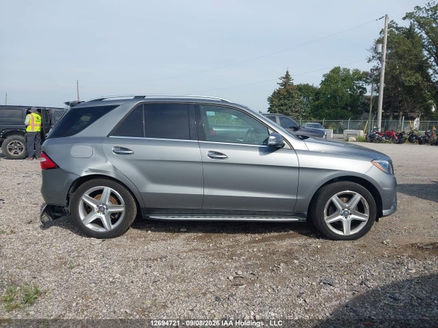 12694721 :رقم المزاد ، 4JGDA2EBXFA556514 vin ، 2015 Mercedes-benz Ml 350 Bluetec مزاد بيع