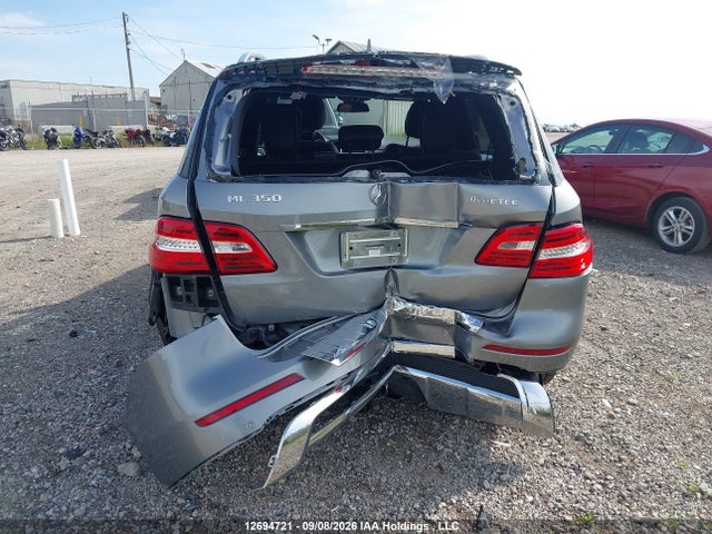12694721 :رقم المزاد ، 4JGDA2EBXFA556514 vin ، 2015 Mercedes-benz Ml 350 Bluetec مزاد بيع
