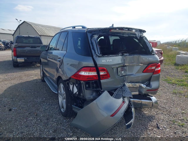 12694721 :رقم المزاد ، 4JGDA2EBXFA556514 vin ، 2015 Mercedes-benz Ml 350 Bluetec مزاد بيع