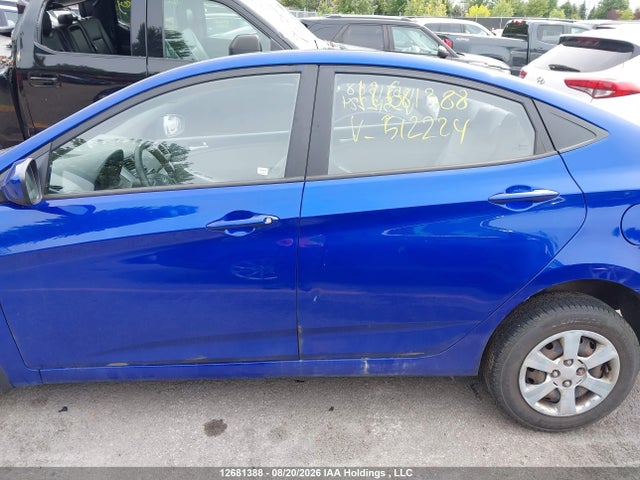 2013 Hyundai Accent Gl მანქანა იყიდება აუქციონზე, vin: KMHCT4AE5DU512224, აუქციონის ნომერი: 12681388