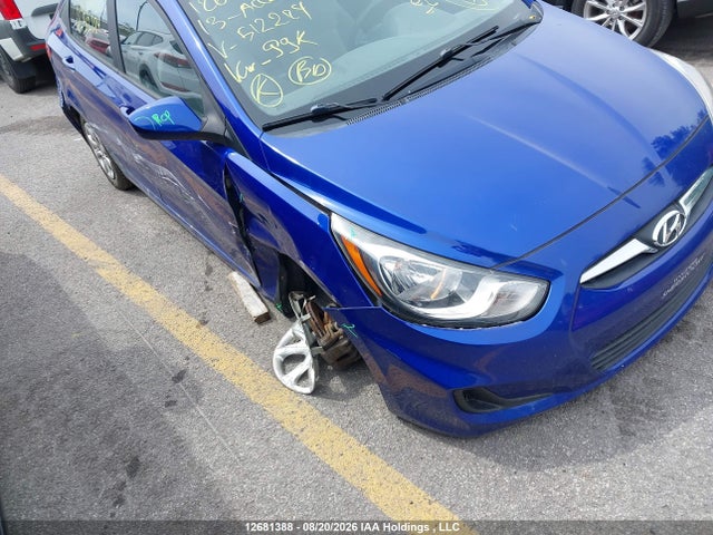 2013 Hyundai Accent Gl მანქანა იყიდება აუქციონზე, vin: KMHCT4AE5DU512224, აუქციონის ნომერი: 12681388