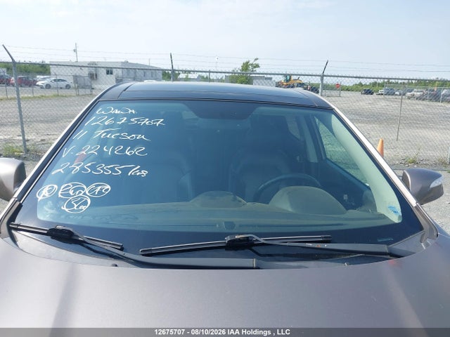 12675707 :رقم المزاد ، KM8JUCAC5BU224262 vin ، 2011 Hyundai Tucson Limited مزاد بيع
