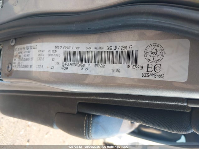 1C4PJLAB1GW128378 Jeep Cherokee Sport