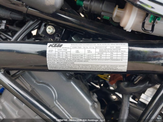 KTM 200 Duke 2023 MD2JPC408PC015988 Image 12
