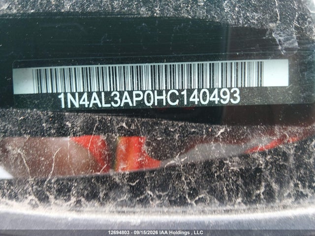 1N4AL3AP0HC140493 Nissan Altima 2.5/s/sv/sl/sr
