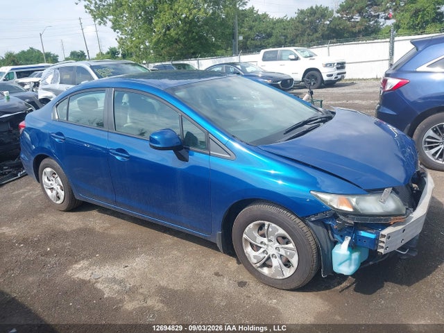 Продаж на аукціоні авто 2013 Honda Civic Lx, vin: 2HGFB2F4XDH031785, номер лоту: 12694829