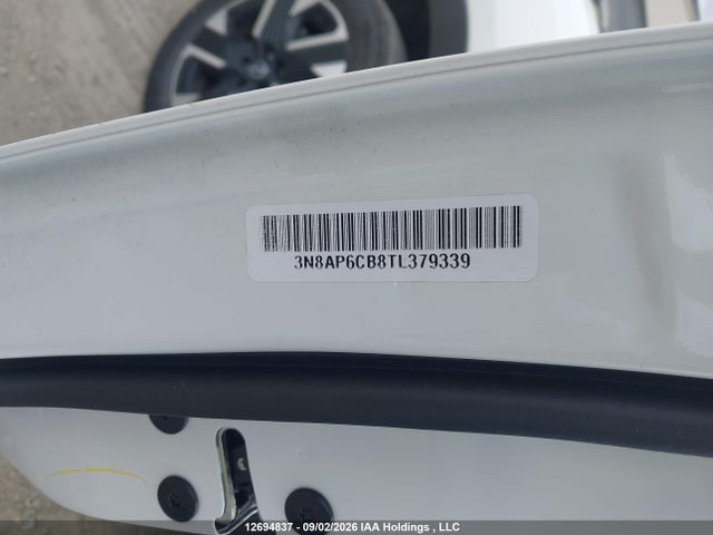2026 Nissan Kicks Sv მანქანა იყიდება აუქციონზე, vin: 3N8AP6CB8TL379339, აუქციონის ნომერი: 12694837