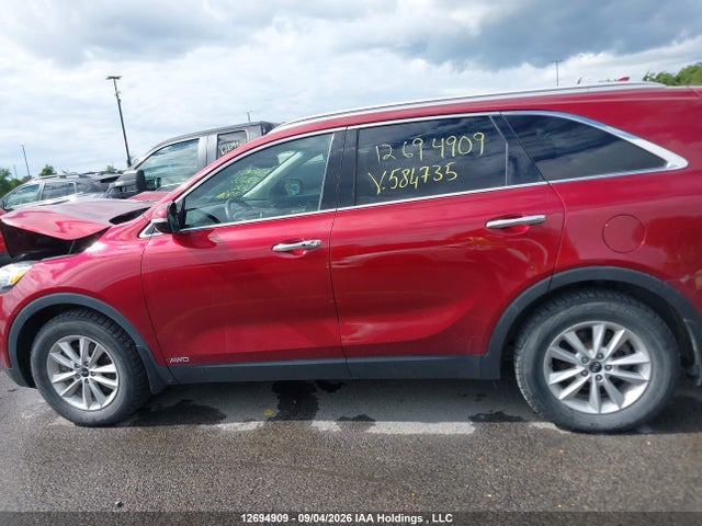 Продажа на аукционе авто 2019 Kia Sorento 2.4l Lx/3.3l Lx, vin: 5XYPGDA54KG584735, номер лота: 12694909