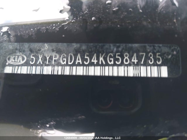 Продажа на аукционе авто 2019 Kia Sorento 2.4l Lx/3.3l Lx, vin: 5XYPGDA54KG584735, номер лота: 12694909