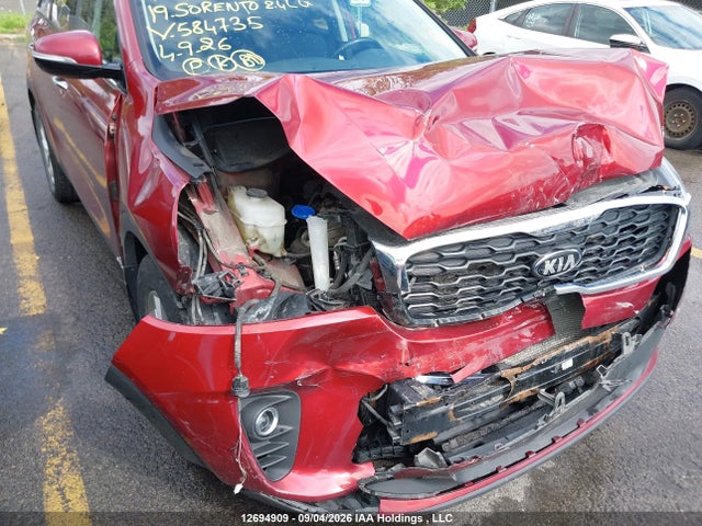 Продажа на аукционе авто 2019 Kia Sorento 2.4l Lx/3.3l Lx, vin: 5XYPGDA54KG584735, номер лота: 12694909