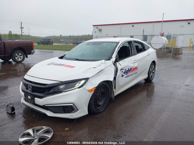2019 Honda Civic Lx მანქანა იყიდება აუქციონზე, vin: 2HGFC2F56KH012492, აუქციონის ნომერი: 12694983