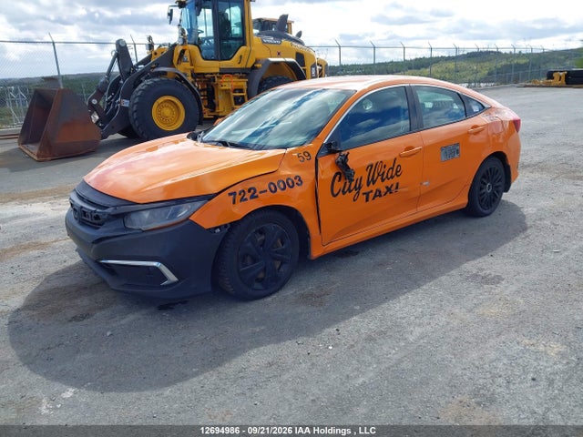 Honda Civic Lx 2019 2HGFC2F58KH040410 Image 2