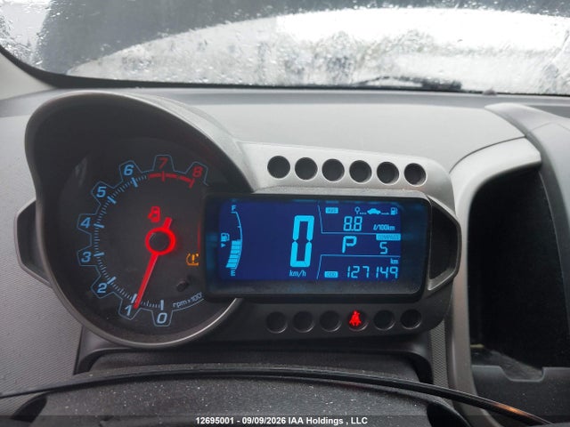 2012 Chevrolet Sonic Lt მანქანა იყიდება აუქციონზე, vin: 1G1JC6SH2C4209778, აუქციონის ნომერი: 12695001