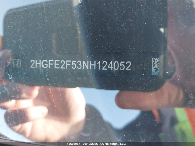 2HGFE2F53NH124052 Honda Civic Sport