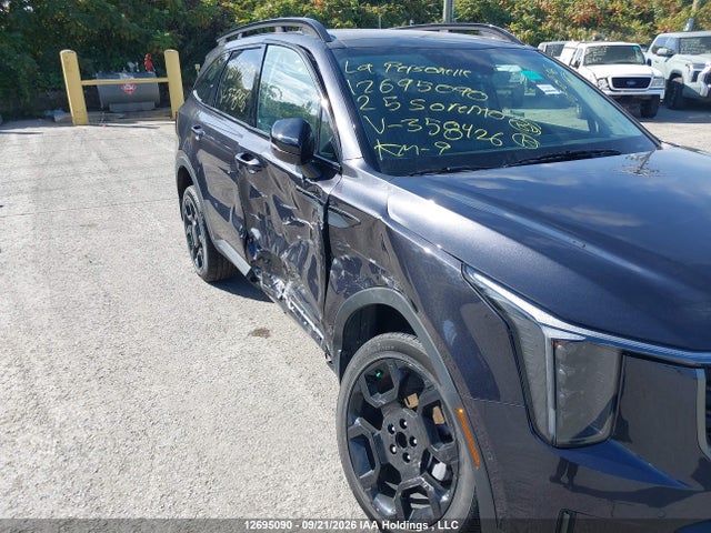 Auction sale of the 2025 Kia Sorento 2.5t X-line Limited/2.5t X-pro, vin: 5XYRKDJF1SG358426, lot number: 12695090