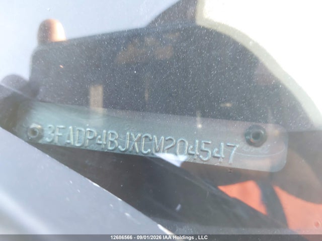 Aukcja sprzedaży 2012 Ford Fiesta Se, vin: 3FADP4BJXCM204547, numer aukcji: 12686566