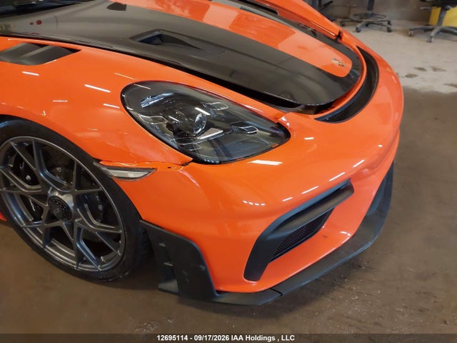 Aukcja sprzedaży 2025 Porsche 718 Cayman Gt4 Rs, vin: WP0AE2A86SK271738, numer aukcji: 12695114