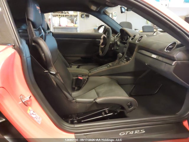 Aukcja sprzedaży 2025 Porsche 718 Cayman Gt4 Rs, vin: WP0AE2A86SK271738, numer aukcji: 12695114