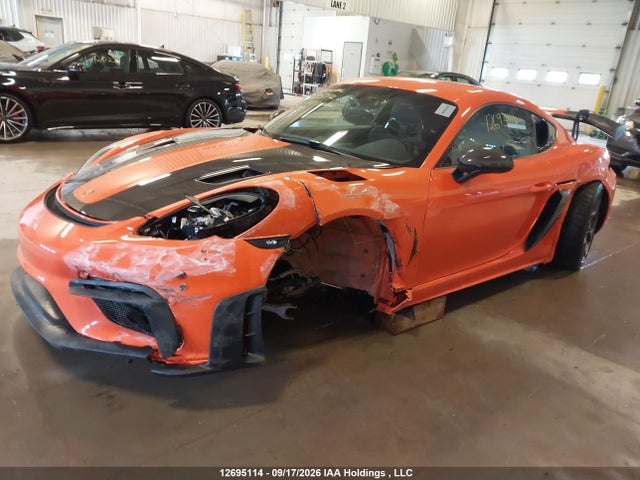 Aukcja sprzedaży 2025 Porsche 718 Cayman Gt4 Rs, vin: WP0AE2A86SK271738, numer aukcji: 12695114