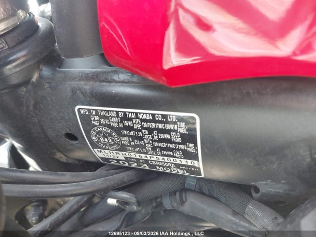 Honda CBR650 RA 2023 MLHRH0164P5400110 Image 10