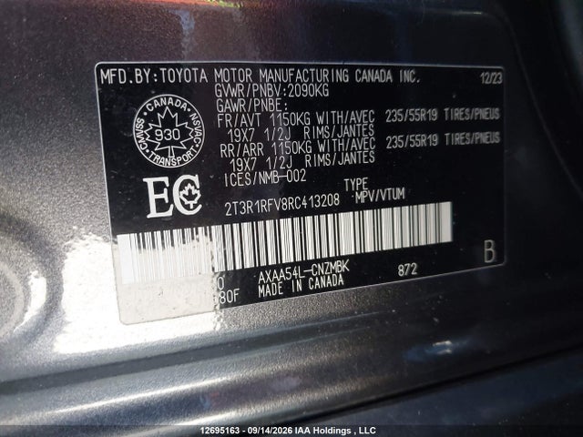 Toyota RAV4 2024 2T3R1RFV8RC413208 Image 9